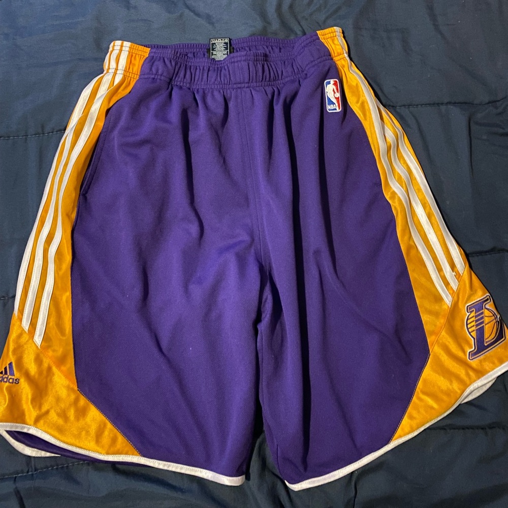 Vintage Los Angeles Lakers Adidas Shorts